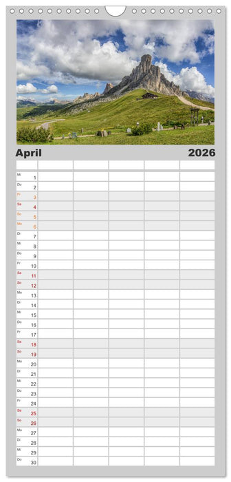 Reiselust (CALVENDO Familienplaner 2026)