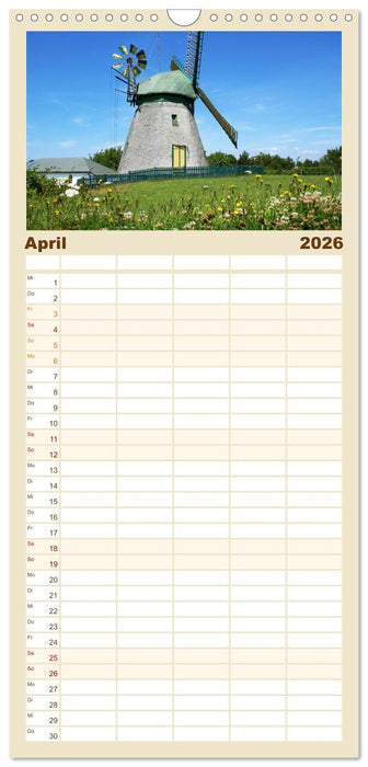 Amrum – Trauminsel in der Nordsee (CALVENDO Familienplaner 2026)