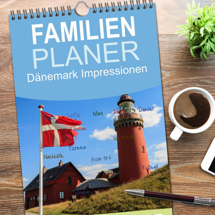 Dänemark Impressionen (CALVENDO Familienplaner 2026)