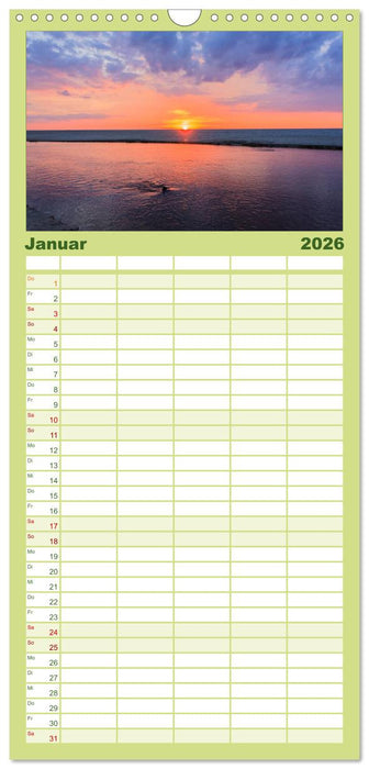 Dänemark Impressionen (CALVENDO Familienplaner 2026)