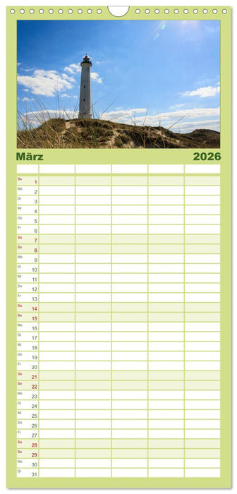 Dänemark Impressionen (CALVENDO Familienplaner 2026)