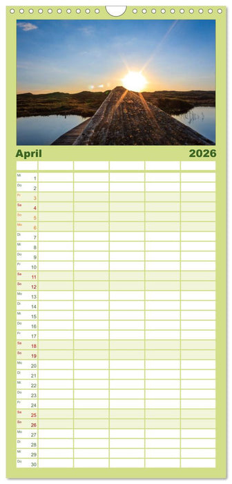 Dänemark Impressionen (CALVENDO Familienplaner 2026)