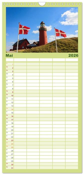 Dänemark Impressionen (CALVENDO Familienplaner 2026)