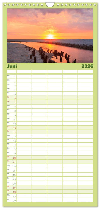 Dänemark Impressionen (CALVENDO Familienplaner 2026)