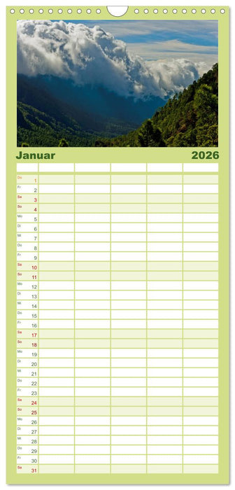 La Palma (CALVENDO Familienplaner 2026)