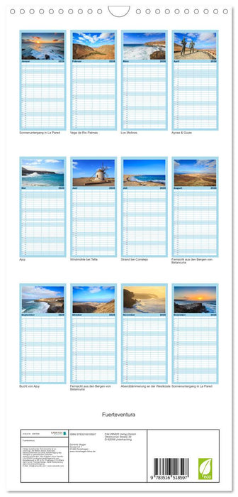 Fuerteventura (CALVENDO Familienplaner 2026)