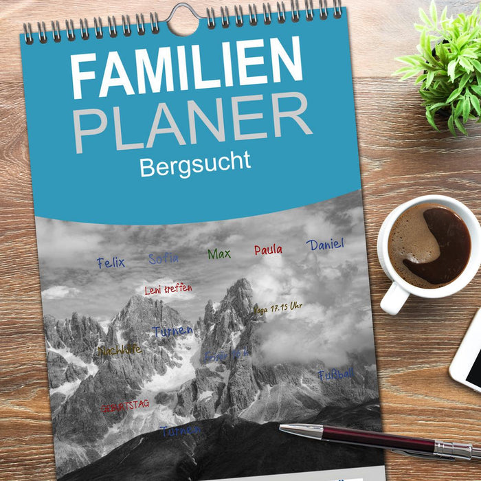 Bergsucht 2026 (CALVENDO Familienplaner 2026)