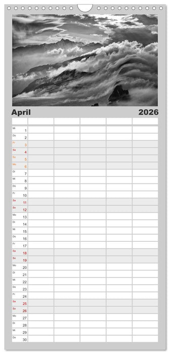 Bergsucht 2026 (CALVENDO Familienplaner 2026)