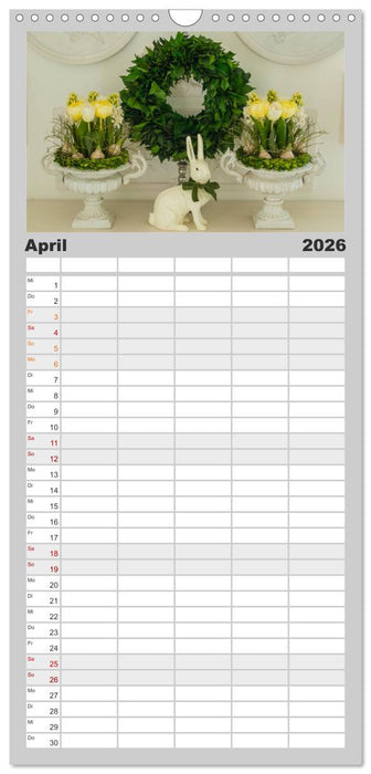 Raum für Blumen (CALVENDO Familienplaner 2026)