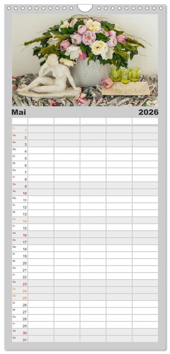 Raum für Blumen (CALVENDO Familienplaner 2026)