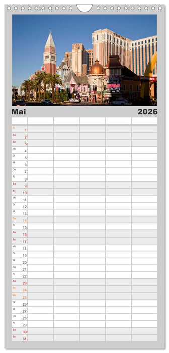 Las Vegas (CALVENDO Familienplaner 2026)