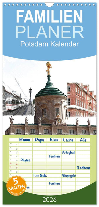 Potsdam Kalender (CALVENDO Familienplaner 2026)