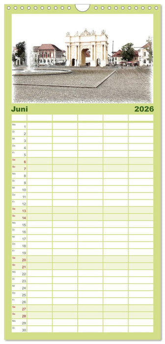 Potsdam Kalender (CALVENDO Familienplaner 2026)