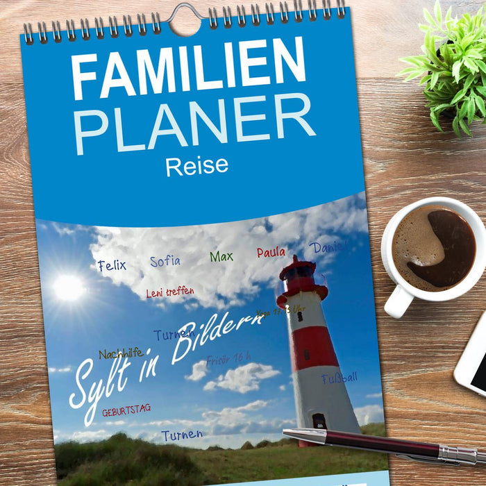 Sylt in Bildern (CALVENDO Familienplaner 2026)