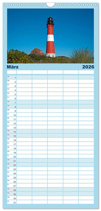 Sylt in Bildern (CALVENDO Familienplaner 2026)