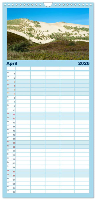 Sylt in Bildern (CALVENDO Familienplaner 2026)