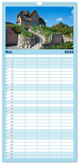 Sylt in Bildern (CALVENDO Familienplaner 2026)