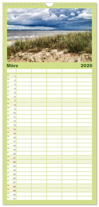Das idyllische Usedom (CALVENDO Familienplaner 2026)