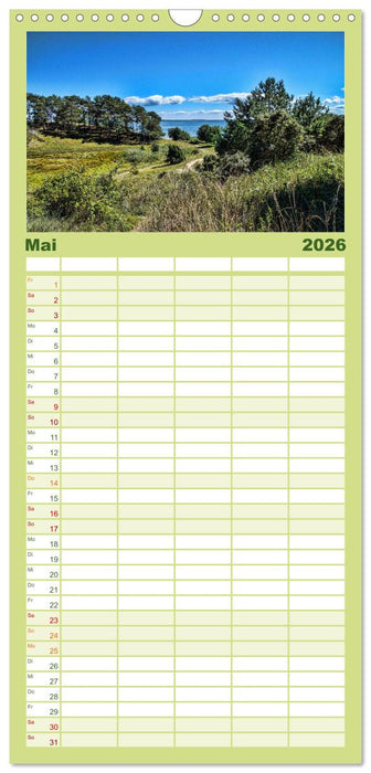 Das idyllische Usedom (CALVENDO Familienplaner 2026)