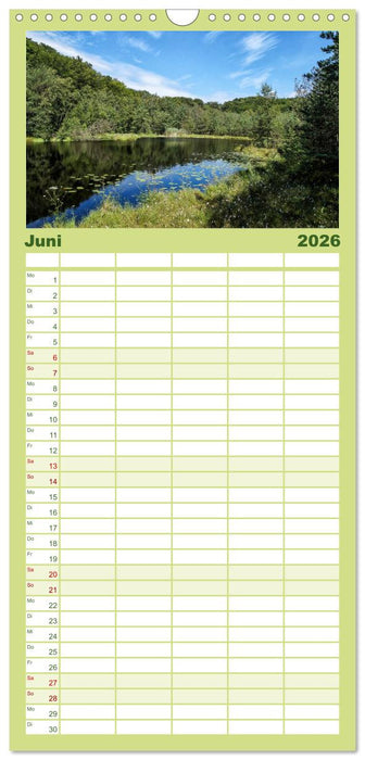 Das idyllische Usedom (CALVENDO Familienplaner 2026)