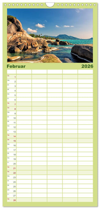 Zauberhaftes Thailand (CALVENDO Familienplaner 2026)