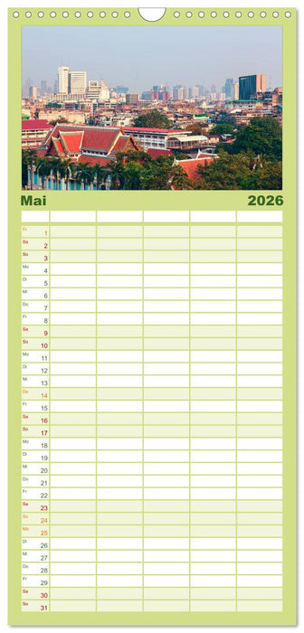 Zauberhaftes Thailand (CALVENDO Familienplaner 2026)