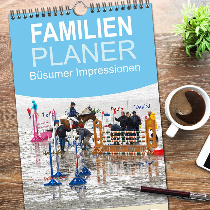 Büsumer Impressionen (CALVENDO Familienplaner 2026)