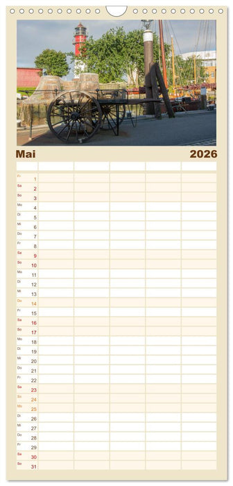 Büsumer Impressionen (CALVENDO Familienplaner 2026)