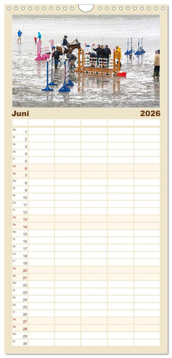 Büsumer Impressionen (CALVENDO Familienplaner 2026)