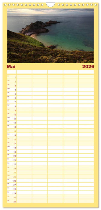Farben der Bretagne (CALVENDO Familienplaner 2026)