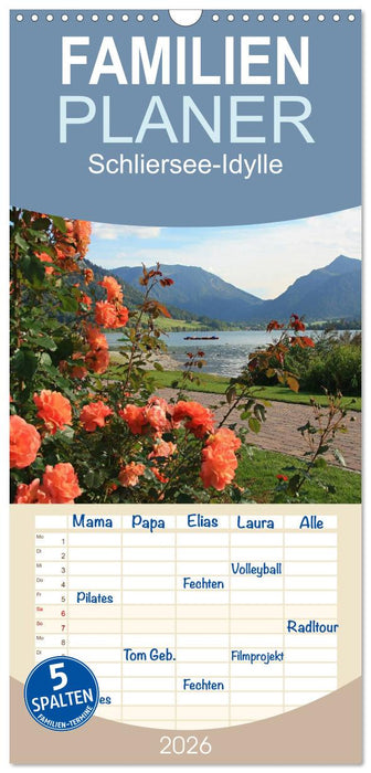 Schliersee-Idylle (CALVENDO Familienplaner 2026)