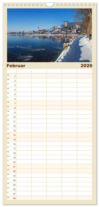 Schliersee-Idylle (CALVENDO Familienplaner 2026)