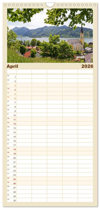 Schliersee-Idylle (CALVENDO Familienplaner 2026)