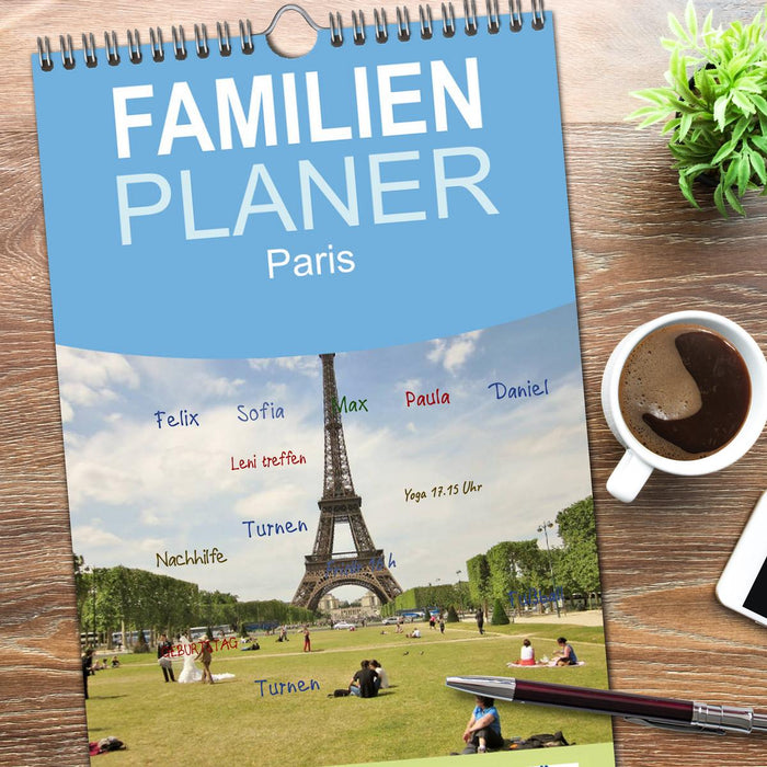 Paris (CALVENDO Familienplaner 2026)