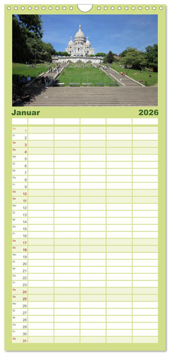 Paris (CALVENDO Familienplaner 2026)