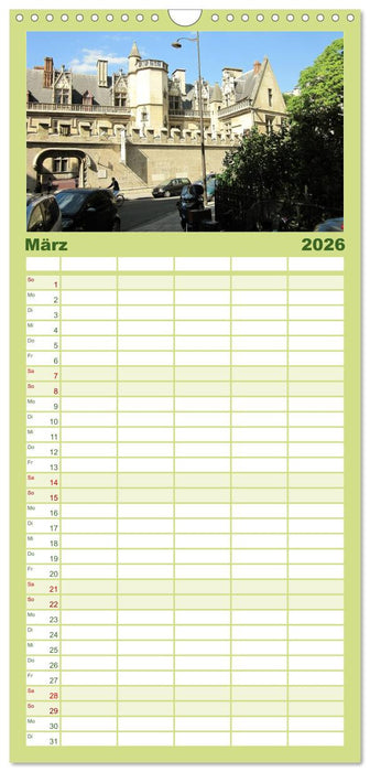 Paris (CALVENDO Familienplaner 2026)