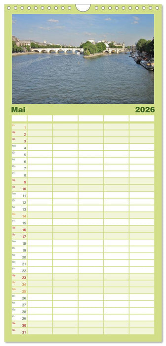 Paris (CALVENDO Familienplaner 2026)