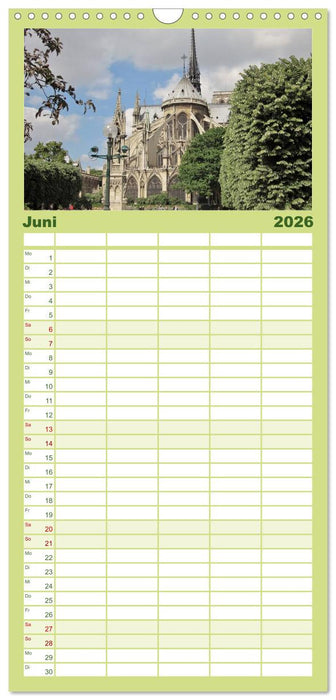 Paris (CALVENDO Familienplaner 2026)