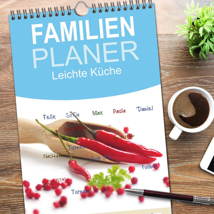 Leichte Küche (CALVENDO Familienplaner 2026)