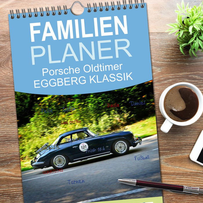 Porsche Oldtimer - EGGBERG KLASSIK - Der Berg ruft (CALVENDO Familienplaner 2026)
