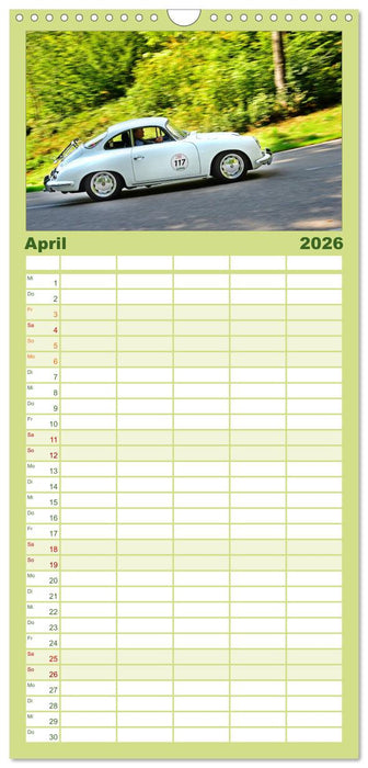 Porsche Oldtimer - EGGBERG KLASSIK - Der Berg ruft (CALVENDO Familienplaner 2026)