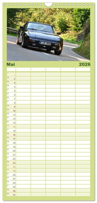 Porsche Oldtimer - EGGBERG KLASSIK - Der Berg ruft (CALVENDO Familienplaner 2026)