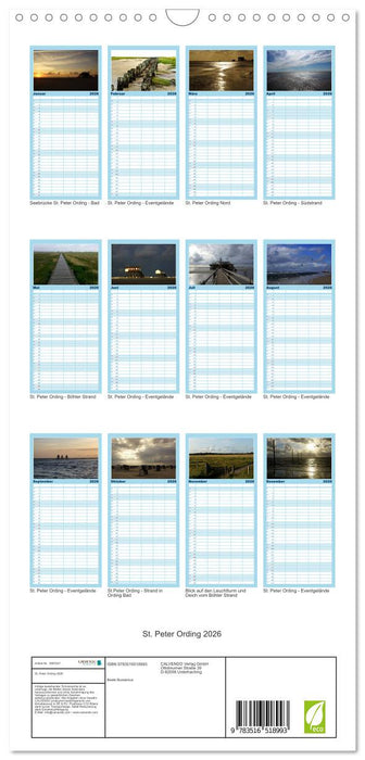 St. Peter Ording 2026 (CALVENDO Familienplaner 2026)