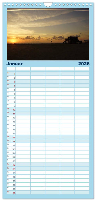 St. Peter Ording 2026 (CALVENDO Familienplaner 2026)