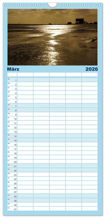 St. Peter Ording 2026 (CALVENDO Familienplaner 2026)
