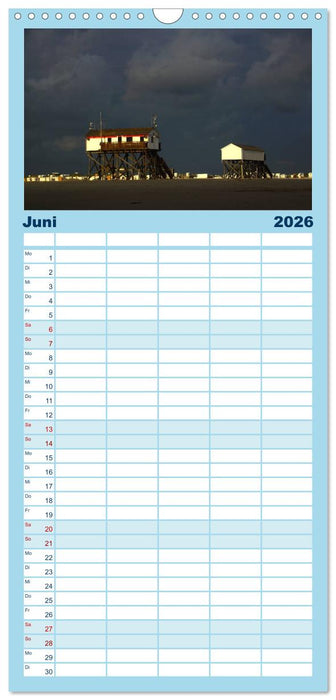 St. Peter Ording 2026 (CALVENDO Familienplaner 2026)