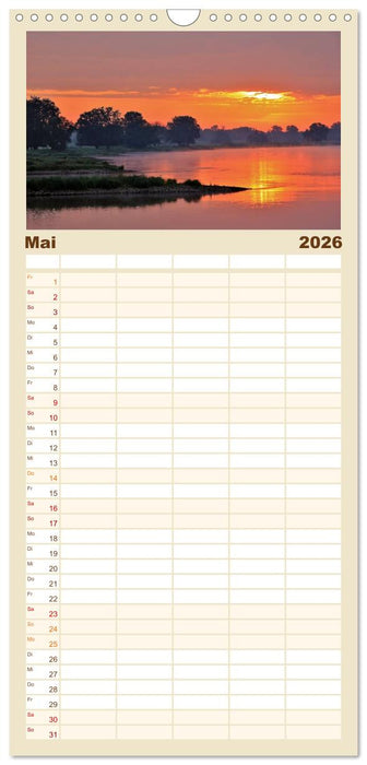 Morgenstimmungen 2026 (CALVENDO Familienplaner 2026)