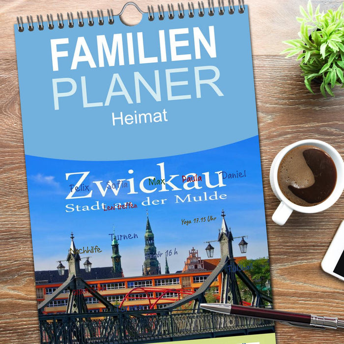 Zwickau - Stadt an der Mulde (CALVENDO Familienplaner 2026)
