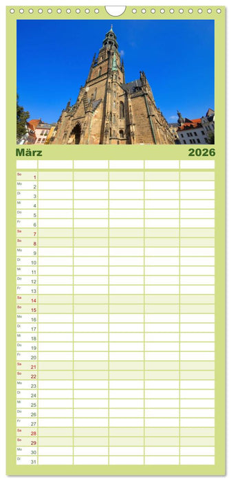 Zwickau - Stadt an der Mulde (CALVENDO Familienplaner 2026)