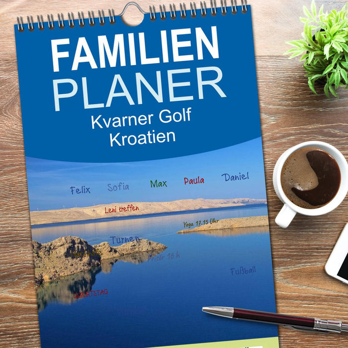 Kvarner Golf - Kroatien (CALVENDO Familienplaner 2026)